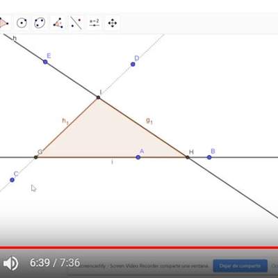 Video Perpendiculares paralelas y triángulos