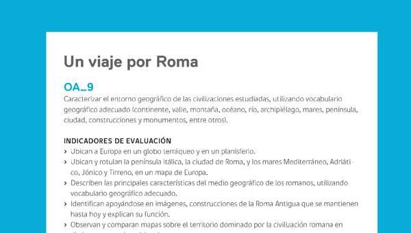 Ejemplo Evaluación Programas - OA09 - Un viaje por Roma