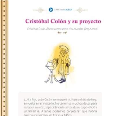 Cristóbal Colón y su proyecto