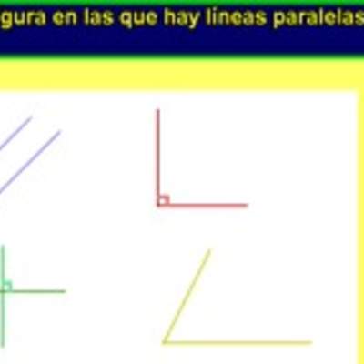 Identificar figuras con líneas paralelos