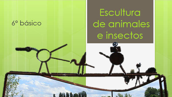 Esculturas de animales e insectos