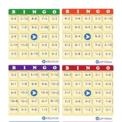 Bingo usando multiplicaciones (IX)