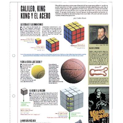 Galileo, King Kong y el acero