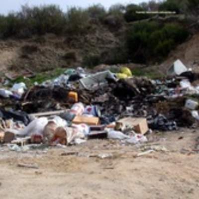 Contaminación vertedero basura