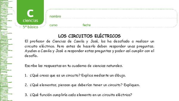 Los circuitos eléctricos
