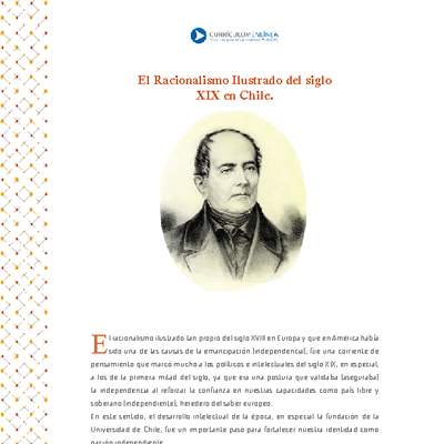 El Racionalismo Ilustrado del siglo XIX en Chile