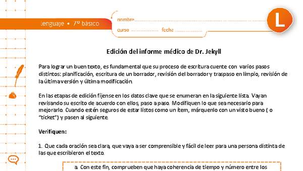 Edición del informe médico de Dr. Jekyll