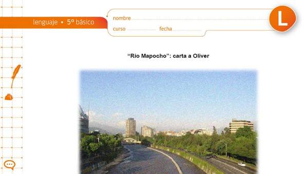 "Río Mapocho": carta a Oliver
