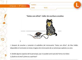 "Gatos con oficio": taller de escritura creativa