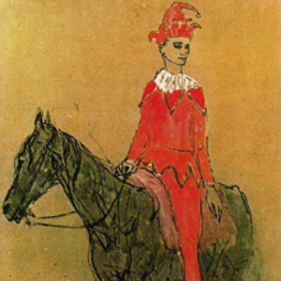 Arlequín a caballo de Pablo Picasso