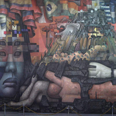 Mural Presencia de América Latina, Concepción