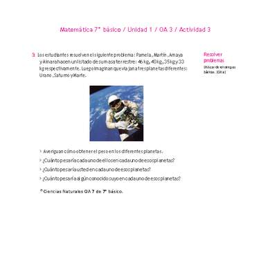 Matemática 7° básico -Unidad 1-OA 3-Actividad 3