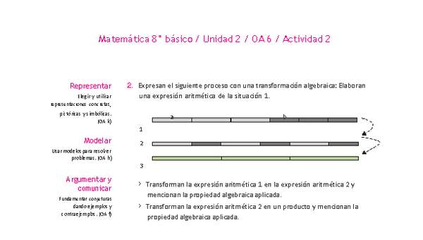Matemática 8° básico -Unidad 2-OA 6-Actividad 2
