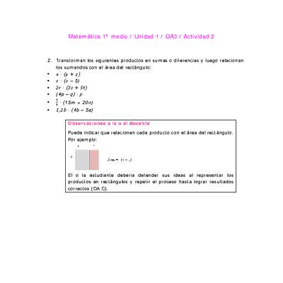 Matemática 1 medio-Unidad 1-OA3-Actividad 2