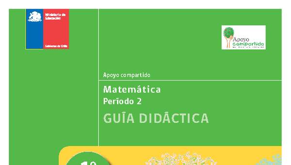 Guía didáctica para la Unidad 2, Matemática 1° básico.