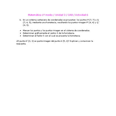 Matemática 1 medio-Unidad 3-OA8-Actividad 6