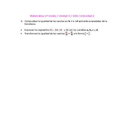 Matemática 1 medio-Unidad 3-OA9-Actividad 2
