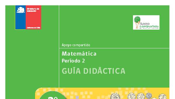 Guía didáctica para la Unidad 2, Matemática 2° básico.