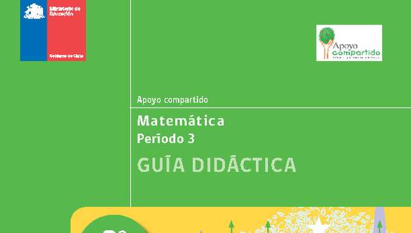 Guía didáctica para la Unidad 3, Matemática 3° básico.