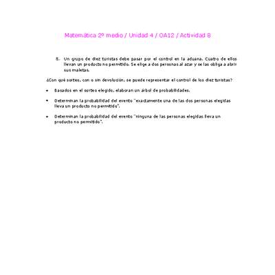 Matemática 2 medio-Unidad 4-OA12-Actividad 8
