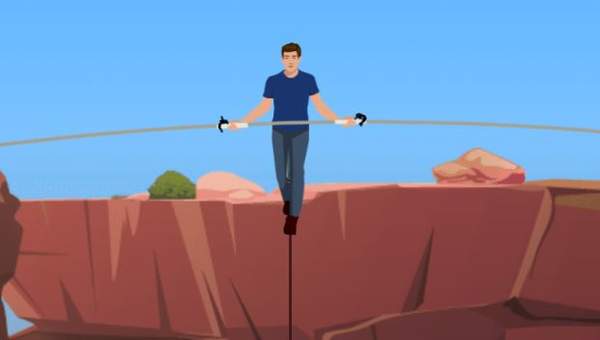 Walk-the-tightrope